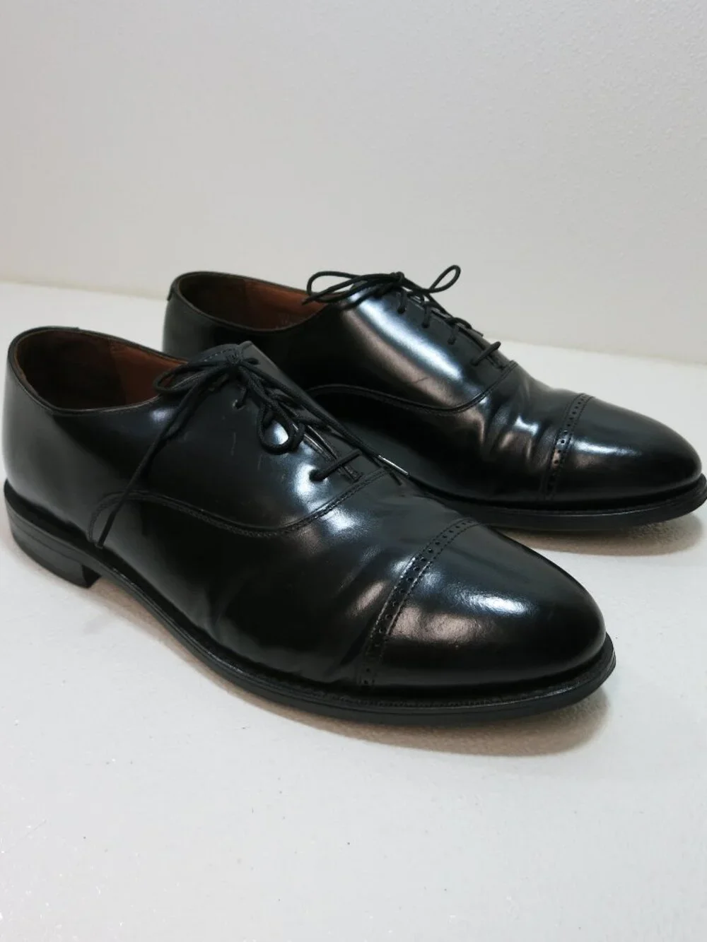 Bostonian Classics Men's Made In USA Leather Oxfords Formal Shoe Size 12 D/B